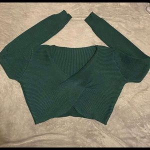 Zaful Green Sweater